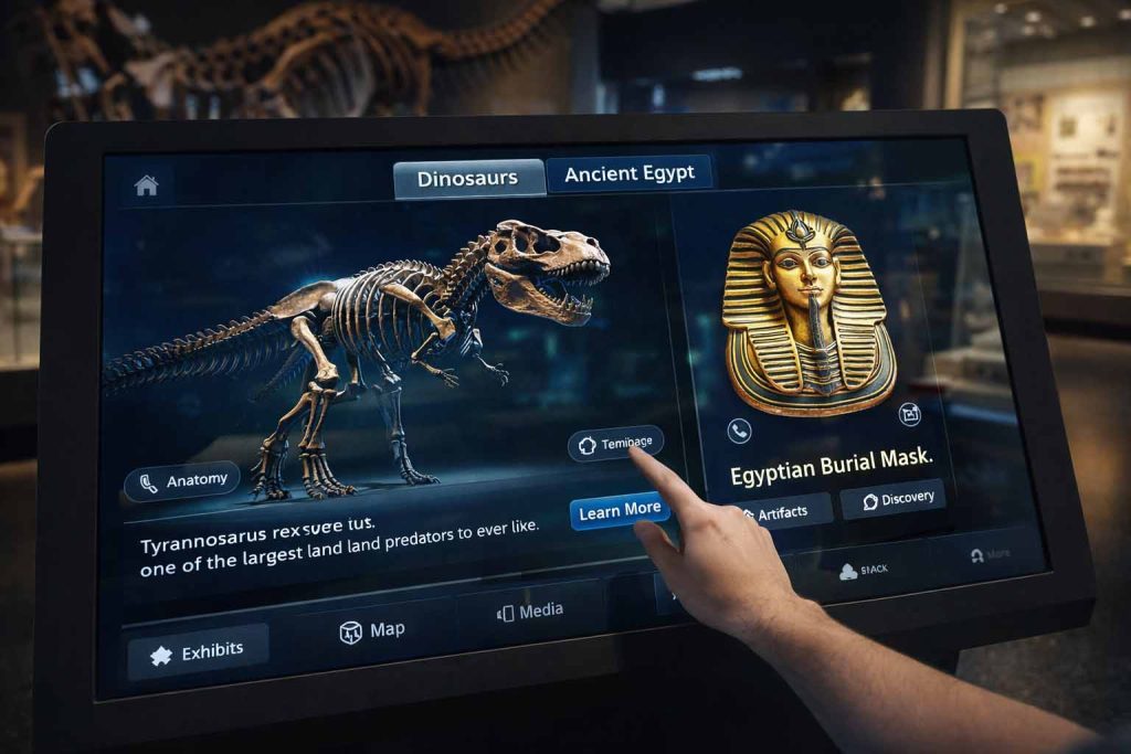 museum interactive display in Singapore
