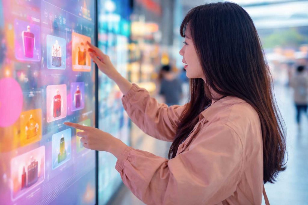 motion touch interactive wall in Singapore