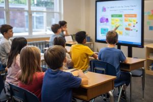 touch interactive display for schools in Singapore
