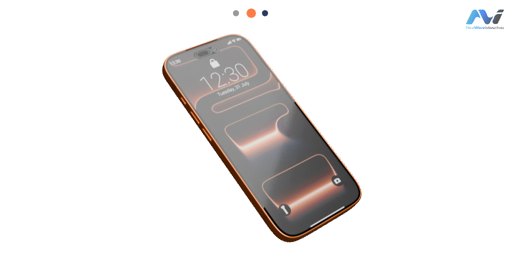 Interactive touchscreen experience mobile interface demo